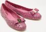 Salvatore Ferragamo Pre-owned Leather flats Purple Dames - Thumbnail 4