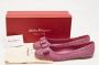 Salvatore Ferragamo Pre-owned Leather flats Purple Dames - Thumbnail 9