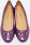 Salvatore Ferragamo Pre-owned Leather flats Purple Dames - Thumbnail 3