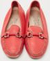 Salvatore Ferragamo Pre-owned Leather flats Red Dames - Thumbnail 3