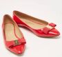 Salvatore Ferragamo Pre-owned Leather flats Red Dames - Thumbnail 4