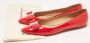 Salvatore Ferragamo Pre-owned Leather flats Red Dames - Thumbnail 9