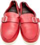 Salvatore Ferragamo Pre-owned Leather flats Red Heren - Thumbnail 2