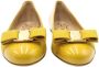 Salvatore Ferragamo Pre-owned Leather flats Yellow Dames - Thumbnail 3