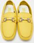 Salvatore Ferragamo Pre-owned Leather flats Yellow Heren - Thumbnail 3