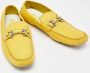 Salvatore Ferragamo Pre-owned Leather flats Yellow Heren - Thumbnail 4