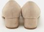 Salvatore Ferragamo Pre-owned Leather heels Beige Dames - Thumbnail 5