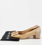 Salvatore Ferragamo Pre-owned Leather heels Beige Dames - Thumbnail 9