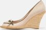 Salvatore Ferragamo Pre-owned Leather heels Beige Dames - Thumbnail 2