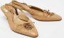 Salvatore Ferragamo Pre-owned Leather heels Beige Dames - Thumbnail 4