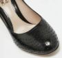 Salvatore Ferragamo Pre-owned Leather heels Black Dames - Thumbnail 7