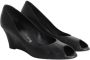 Salvatore Ferragamo Pre-owned Leather heels Black Dames - Thumbnail 3