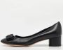 Salvatore Ferragamo Pre-owned Leather heels Black Dames - Thumbnail 2