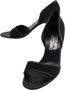 Salvatore Ferragamo Pre-owned Leather heels Black Dames - Thumbnail 9
