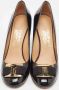 Salvatore Ferragamo Pre-owned Leather heels Black Dames - Thumbnail 3