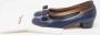 Salvatore Ferragamo Pre-owned Leather heels Blue Dames - Thumbnail 9