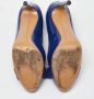 Salvatore Ferragamo Pre-owned Leather heels Blue Dames - Thumbnail 6