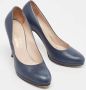Salvatore Ferragamo Pre-owned Leather heels Blue Dames - Thumbnail 4