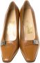 Salvatore Ferragamo Pre-owned Leather heels Brown Dames - Thumbnail 2