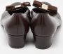 Salvatore Ferragamo Pre-owned Leather heels Brown Dames - Thumbnail 5