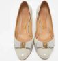 Salvatore Ferragamo Pre-owned Leather heels Gray Dames - Thumbnail 3