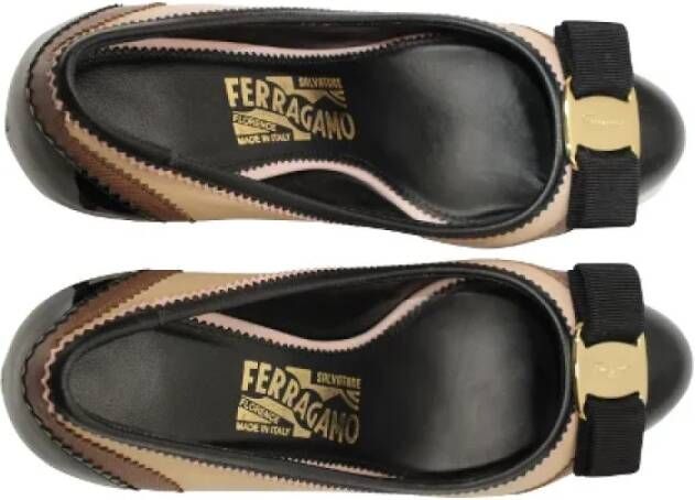 Salvatore Ferragamo Pre-owned Leather heels Multicolor Dames