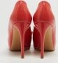 Salvatore Ferragamo Pre-owned Leather heels Orange Dames - Thumbnail 5