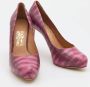 Salvatore Ferragamo Pre-owned Leather heels Pink Dames - Thumbnail 4