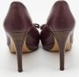 Salvatore Ferragamo Pre-owned Leather heels Purple Dames - Thumbnail 5