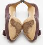 Salvatore Ferragamo Pre-owned Leather heels Purple Dames - Thumbnail 6