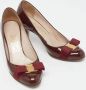 Salvatore Ferragamo Pre-owned Leather heels Red Dames - Thumbnail 3