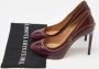 Salvatore Ferragamo Pre-owned Leather heels Red Dames - Thumbnail 9