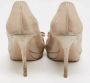 Salvatore Ferragamo Pre-owned Leather heels Yellow Dames - Thumbnail 5