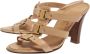 Salvatore Ferragamo Pre-owned Leather sandals Beige Dames - Thumbnail 3