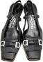 Salvatore Ferragamo Pre-owned Leather sandals Black Dames - Thumbnail 2