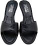 Salvatore Ferragamo Pre-owned Leather sandals Black Dames - Thumbnail 2