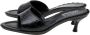 Salvatore Ferragamo Pre-owned Leather sandals Black Dames - Thumbnail 3