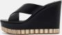 Salvatore Ferragamo Pre-owned Leather sandals Black Dames - Thumbnail 2