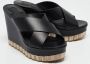 Salvatore Ferragamo Pre-owned Leather sandals Black Dames - Thumbnail 4