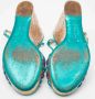 Salvatore Ferragamo Pre-owned Leather sandals Blue Dames - Thumbnail 6