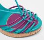Salvatore Ferragamo Pre-owned Leather sandals Blue Dames - Thumbnail 7