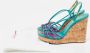 Salvatore Ferragamo Pre-owned Leather sandals Blue Dames - Thumbnail 8