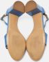 Salvatore Ferragamo Pre-owned Leather sandals Blue Dames - Thumbnail 5