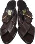 Salvatore Ferragamo Pre-owned Leather sandals Brown Dames - Thumbnail 2