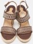 Salvatore Ferragamo Pre-owned Leather sandals Brown Dames - Thumbnail 3