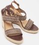 Salvatore Ferragamo Pre-owned Leather sandals Brown Dames - Thumbnail 4