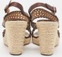 Salvatore Ferragamo Pre-owned Leather sandals Brown Dames - Thumbnail 5
