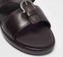 Salvatore Ferragamo Pre-owned Leather sandals Brown Heren - Thumbnail 8