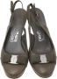 Salvatore Ferragamo Pre-owned Leather sandals Gray Dames - Thumbnail 2