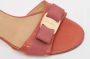 Salvatore Ferragamo Pre-owned Leather sandals Orange Dames - Thumbnail 7